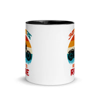 AZAAD BORN TO RIDE 11oz color inside hindi speaking mug