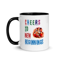 CHEERS TO NEW BEGINNINGS 11oz color inside mug