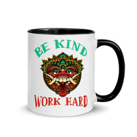 BE KIND WORD HARD 11oz color inside mug