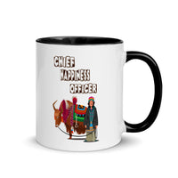 CHIEF HAPPINESS OFFICER WOMAN 11oz color inside mug