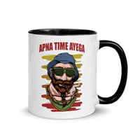 APNA TIME AYEGA 11oz color inside hindi speaking mug
