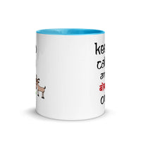 KEEP CALM AND BOKA ON 11oz color inside mug