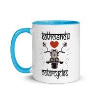 KATHMANDU LOVES MOTORCYCLES 11oz color inside mug