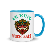 BE KIND WORD HARD 11oz color inside mug