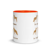 DOG TO ERR IS HUMAN 11oz color inside mug