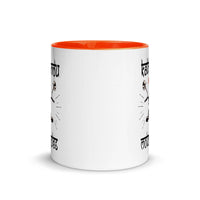 KATHMANDU LOVES MOTORCYCLES 11oz color inside mug