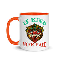 BE KIND WORD HARD 11oz color inside mug
