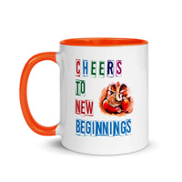 CHEERS TO NEW BEGINNINGS 11oz color inside mug