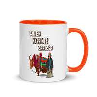 CHIEF HAPPINESS OFFICER WOMAN 11oz color inside mug