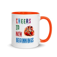 CHEERS TO NEW BEGINNINGS 11oz color inside mug