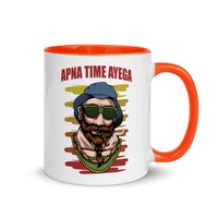 APNA TIME AYEGA 11oz color inside hindi speaking mug