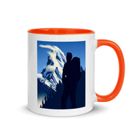 MOUNTAINS ARE CALLING 11oz color inside speaking mug