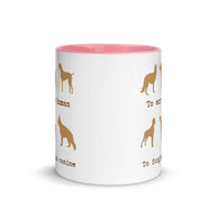 DOG TO ERR IS HUMAN 11oz color inside mug