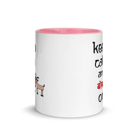 KEEP CALM AND BOKA ON 11oz color inside mug