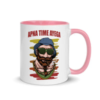 APNA TIME AYEGA 11oz color inside hindi speaking mug