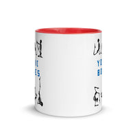 YOGIC BONES 11oz color inside mug