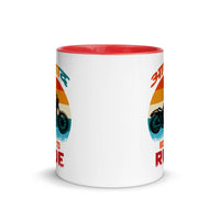 AZAAD BORN TO RIDE 11oz color inside hindi speaking mug