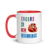 CHEERS TO NEW BEGINNINGS 11oz color inside mug