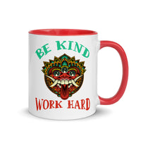 BE KIND WORD HARD 11oz color inside mug