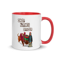 CHIEF HAPPINESS OFFICER WOMAN 11oz color inside mug