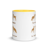 DOG TO ERR IS HUMAN 11oz color inside mug