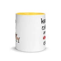 KEEP CALM AND BOKA ON 11oz color inside mug