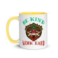 BE KIND WORD HARD 11oz color inside mug
