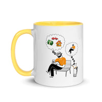 A DOG'S THINKING 11oz color inside mug