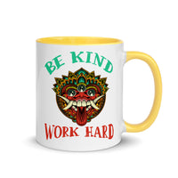 BE KIND WORD HARD 11oz color inside mug