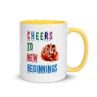 CHEERS TO NEW BEGINNINGS 11oz color inside mug
