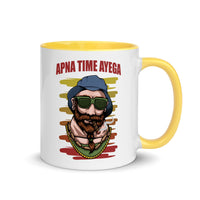 APNA TIME AYEGA 11oz color inside hindi speaking mug