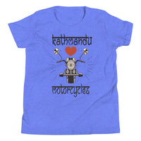 KATHMANDU LOVES MOTORCYCLES youth tshirt