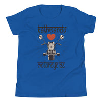 KATHMANDU LOVES MOTORCYCLES youth tshirt