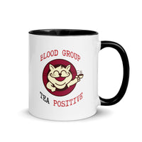 Mug with Color Inside - Blood Group Tea Positive
