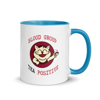 Mug with Color Inside - Blood Group Tea Positive
