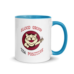 Mug with Color Inside - Blood Group Tea Positive