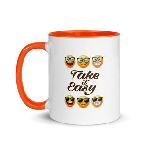 Mug with Color Inside - Take It Easy