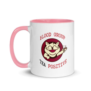 Mug with Color Inside - Blood Group Tea Positive