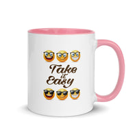 Mug with Color Inside - Take It Easy