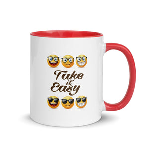 Mug with Color Inside - Take It Easy