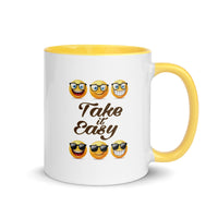 Mug with Color Inside - Take It Easy
