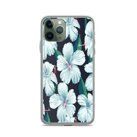 WHITE HIBISCUS iphone case
