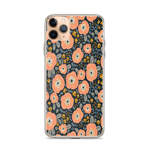 ORANGE FLOWERS iphone case