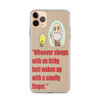 SMELLY FINGER iphone case