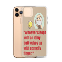 SMELLY FINGER iphone case
