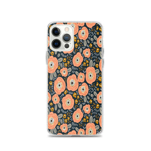 ORANGE FLOWERS iphone case