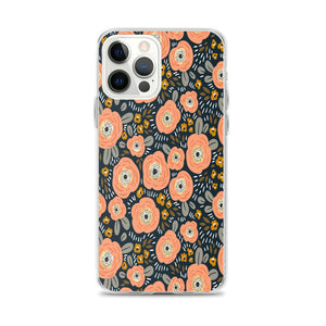 ORANGE FLOWERS iphone case