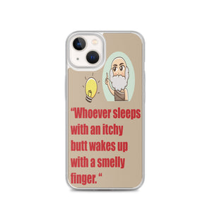 SMELLY FINGER iphone case