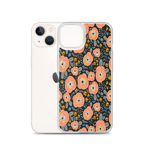 ORANGE FLOWERS iphone case