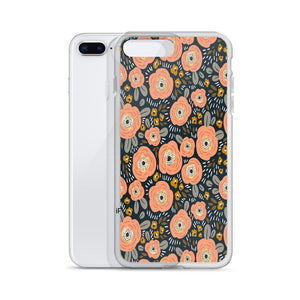 ORANGE FLOWERS iphone case